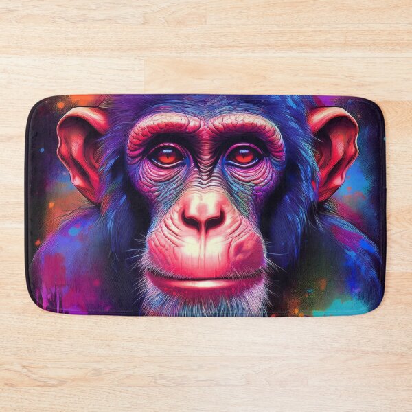 Item preview, Chimpanzee in Neon Graffiti style designed and sold by Boxing Kangaroo Retail Company.