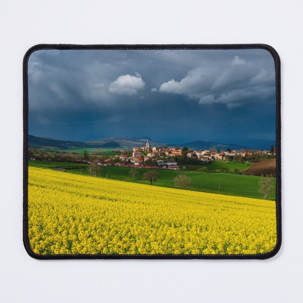 Item preview, A village from Auvergne, France, and some rapeseed designed and sold by Pascal-F.
