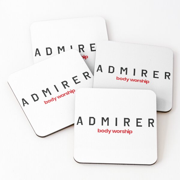 Item preview, Admirer: Body Worship. Beautiful Minimalistic Typography designed and sold by gymmanga.