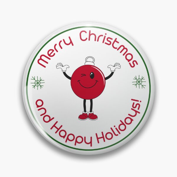 Item preview, Happy Holidays Red Ornament VI O&M Design designed and sold by IndeOandM.