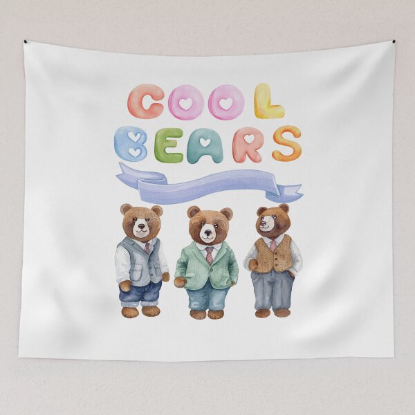 Item preview, Cool and Cute Bears illüstration Design  designed and sold by Catword.