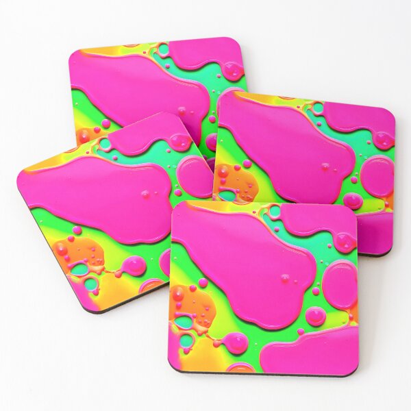 Item preview, Neon Abstract Liquid Dreams designed and sold by Health And Fitness Posts e-Store.