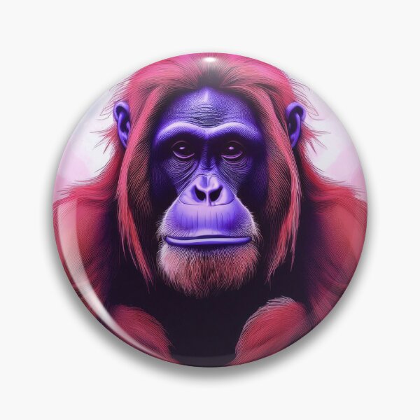 Item preview, Sad Orangutan in Neon Graffiti style designed and sold by Boxing Kangaroo Retail Company.