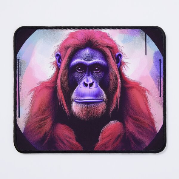 Item preview, Sad Orangutan in Neon Graffiti style designed and sold by Boxing Kangaroo Retail Company.