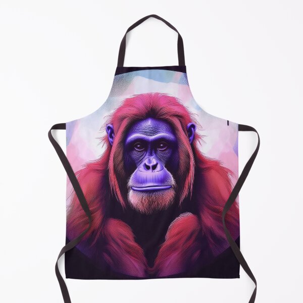 Item preview, Sad Orangutan in Neon Graffiti style designed and sold by Boxing Kangaroo Retail Company.