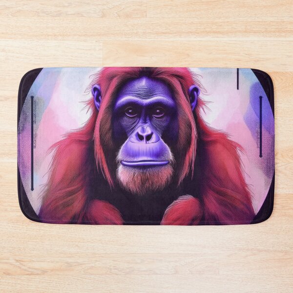 Item preview, Sad Orangutan in Neon Graffiti style designed and sold by Boxing Kangaroo Retail Company.