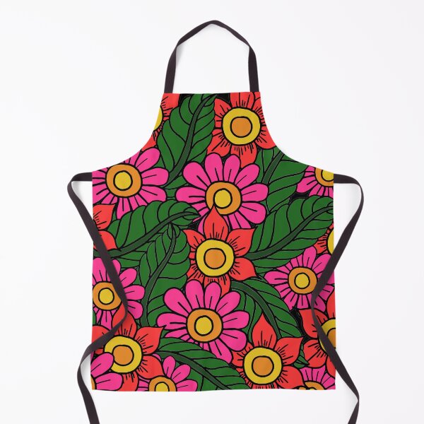 Item preview, Bright Red and Pink Floral Pattern designed and sold by Gradasee.