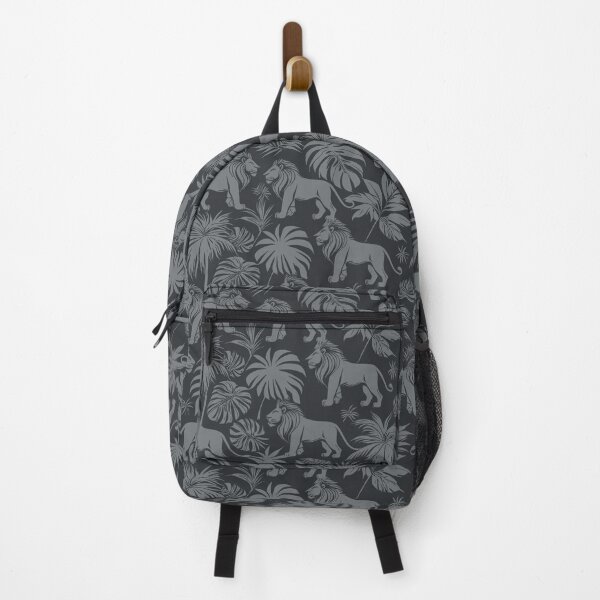 Item preview, Lion’s Jungle Retreat In Dark Grey designed and sold by Fezzyboo.