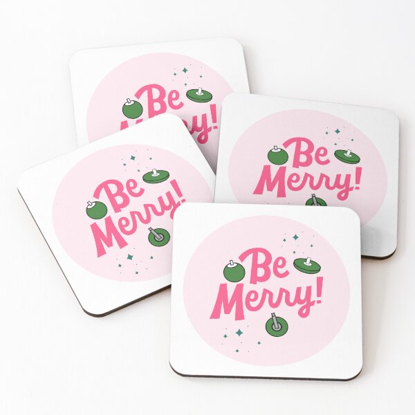 Item preview, Be Merry Pink Cane Tips VI O&M Design designed and sold by IndeOandM.