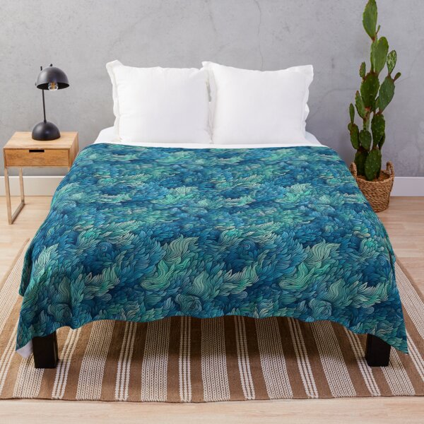 Item preview, Green and blue algae design designed and sold by PsionicVoid.