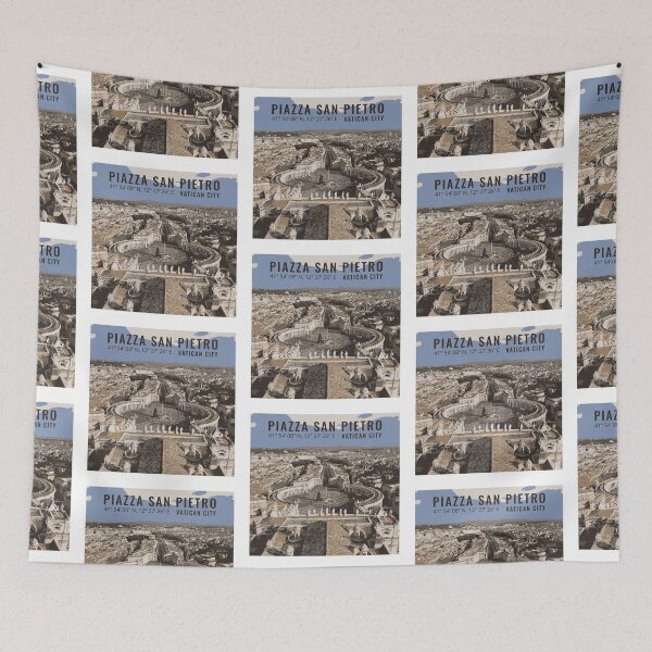 Item preview, Piazza San Pietro from Atop St. Peter's Dome designed and sold by Mundivagant Designs.