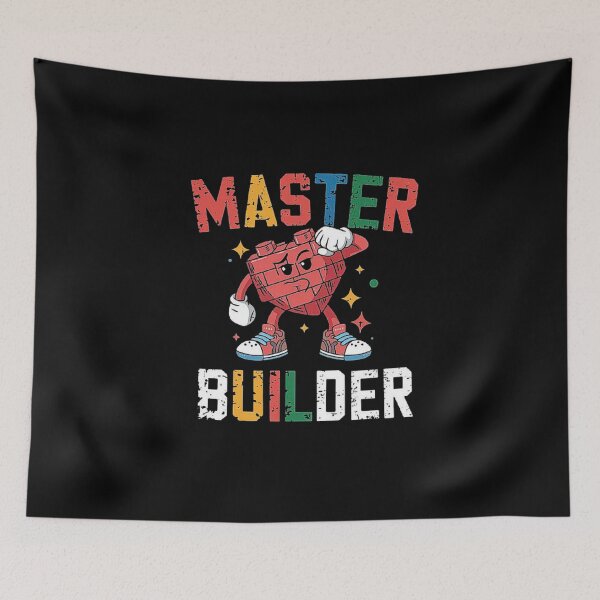 Item preview, Master Builder Funny Brick Character Design designed and sold by love3617.