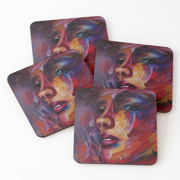Item preview, Women's Neo-Impressionist Face 2 designed and sold by therealevissam.