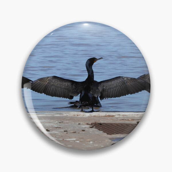 Item preview, Cormorants With Their Wings Stretched designed and sold by BackyardBirder.