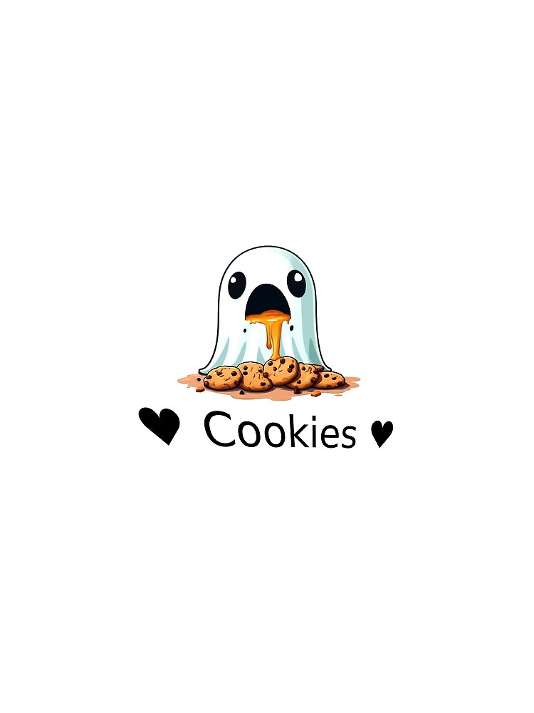 Thumbnail 5 von 5, Grafik T-Shirt, Geist liebt Kekse - Keksliebe designt und verkauft von Fluffy-Cat-de.