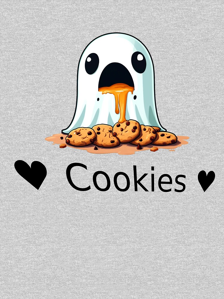 Thumbnail 7 von 7, Classic T-Shirt, Geist liebt Kekse - Keksliebe designt und verkauft von Fluffy-Cat-de.