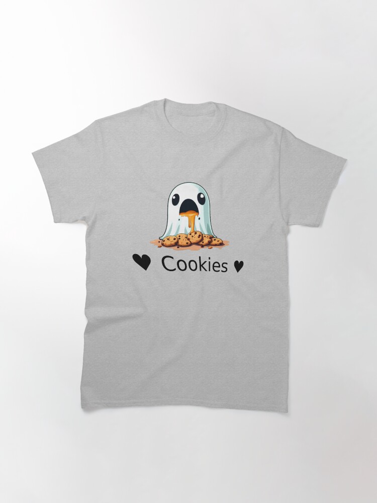 Thumbnail 3 von 7, Classic T-Shirt, Geist liebt Kekse - Keksliebe designt und verkauft von Fluffy-Cat-de.