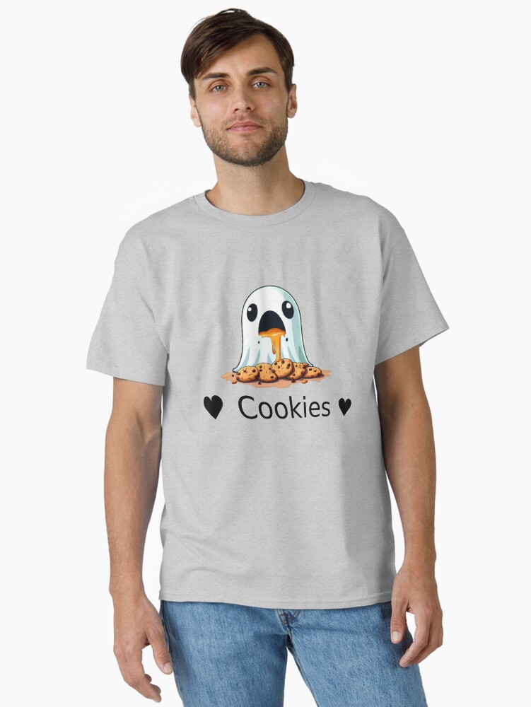 Thumbnail 2 von 7, Classic T-Shirt, Geist liebt Kekse - Keksliebe designt und verkauft von Fluffy-Cat-de.