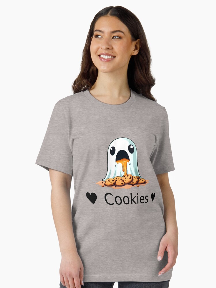 Thumbnail 2 von 7, Essential T-Shirt, Geist liebt Kekse - Keksliebe designt und verkauft von Fluffy-Cat-de.