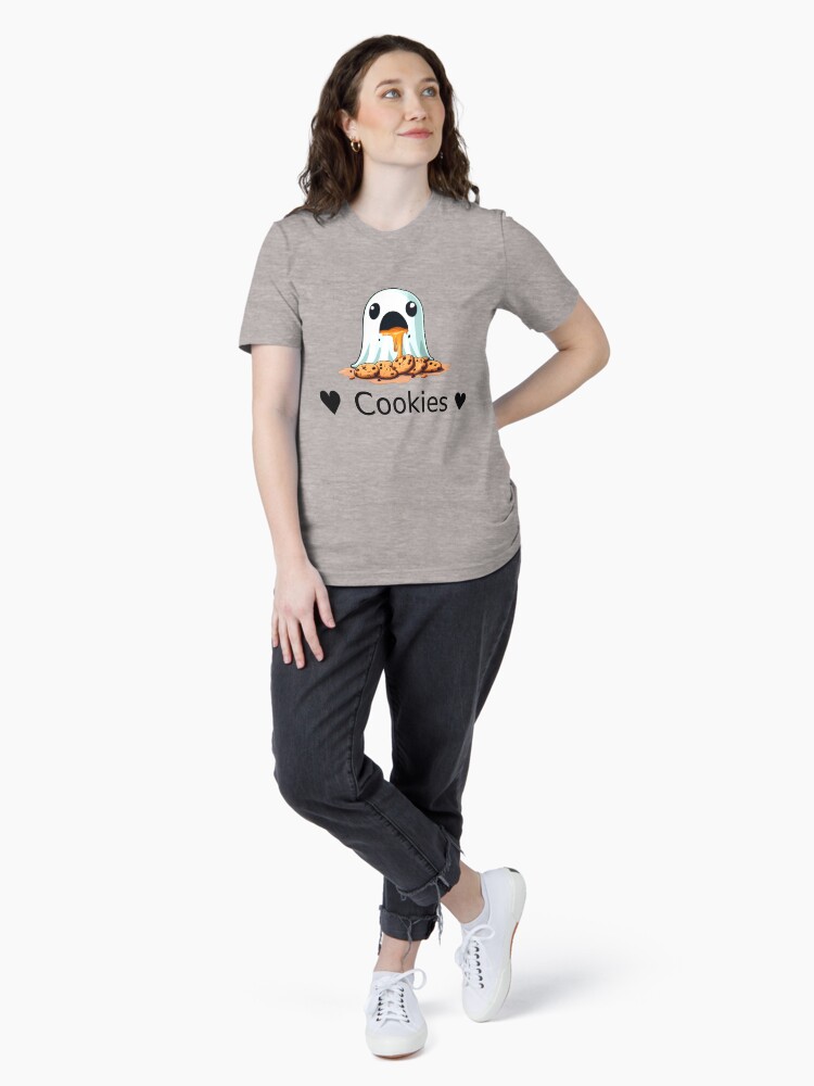 Thumbnail 4 von 7, Essential T-Shirt, Geist liebt Kekse - Keksliebe designt und verkauft von Fluffy-Cat-de.