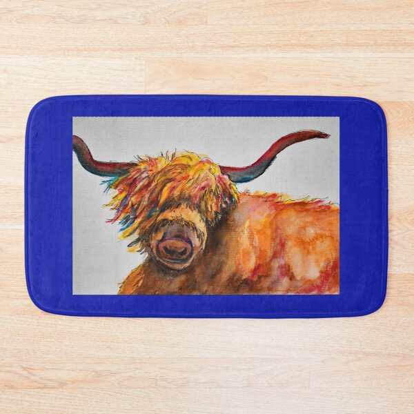 Item preview, Highland Coo sketch from Scotland designed and sold by DeborahFox.