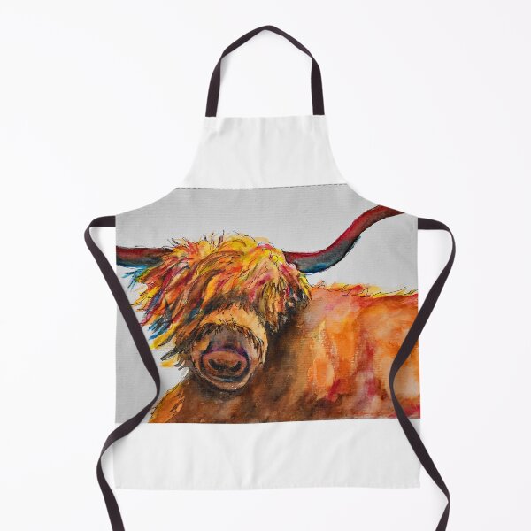 Artikelvorschau, Highland Coo-Skizze aus Schottland entworfen und verkauft von DeborahFox.