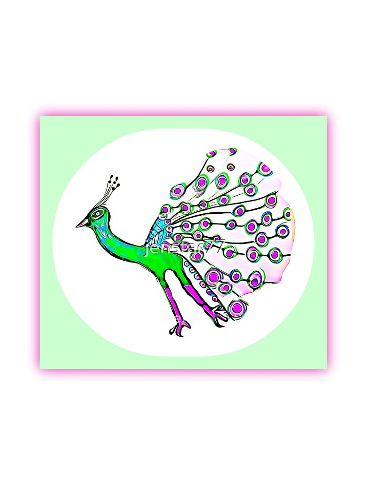 Jump up 'Peacock Birds Nature', Wall Sticker, 3D, Bedroom, Living room,  Drawing room, For Kids room,