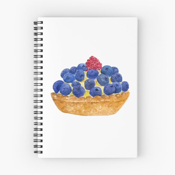Item preview, Watercolor Lemon Blueberry Tart designed and sold by daphsam.