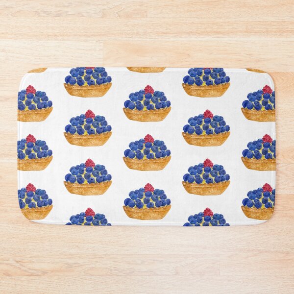 Item preview, Watercolor Lemon Blueberry Tart designed and sold by daphsam.