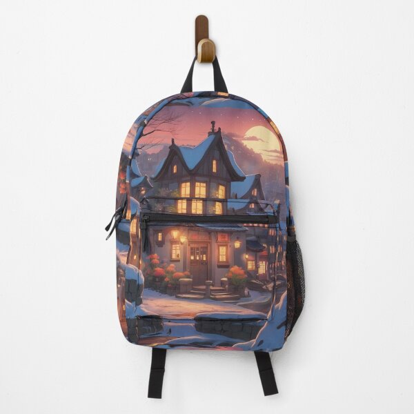 Item preview, Osaka Enchanted Winter Nights Cozy Glimpse Dreamy Towns designed and sold by ART ATTACK ZONE.