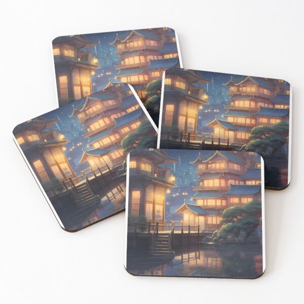 Item preview, Sapporo Enchanted Winter Nights Cozy Glimpse Dreamy Towns  designed and sold by ART ATTACK ZONE.