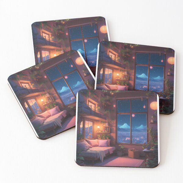 Item preview, Nagoya Enchanted Winter Nights Cozy Glimpse Dreamy Towns  designed and sold by ART ATTACK ZONE.