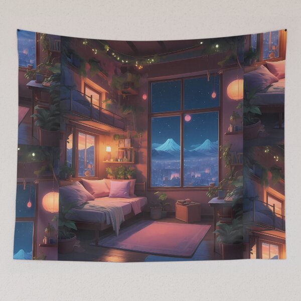 Item preview, Nagoya Enchanted Winter Nights Cozy Glimpse Dreamy Towns  designed and sold by ART ATTACK ZONE.
