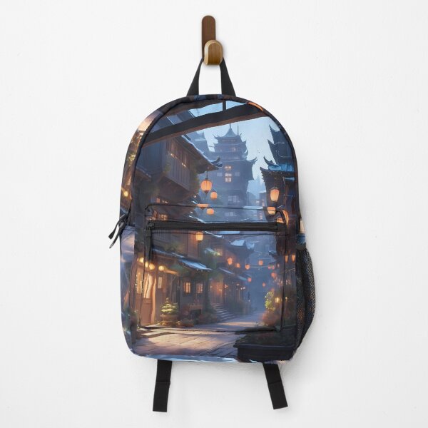Item preview, Fukuoka Enchanted Winter Nights Cozy Glimpse Dreamy Towns designed and sold by ART ATTACK ZONE.