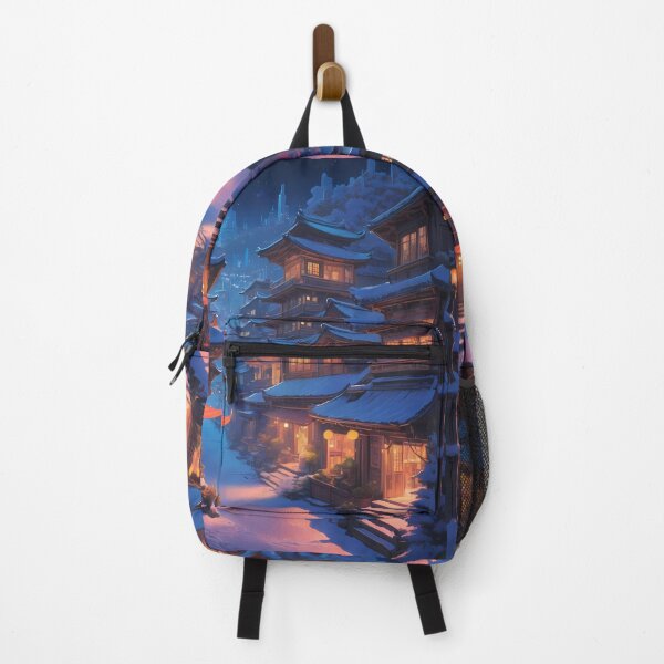 Item preview, Nara Enchanted Winter Nights Cozy Glimpse Dreamy Towns designed and sold by ART ATTACK ZONE.