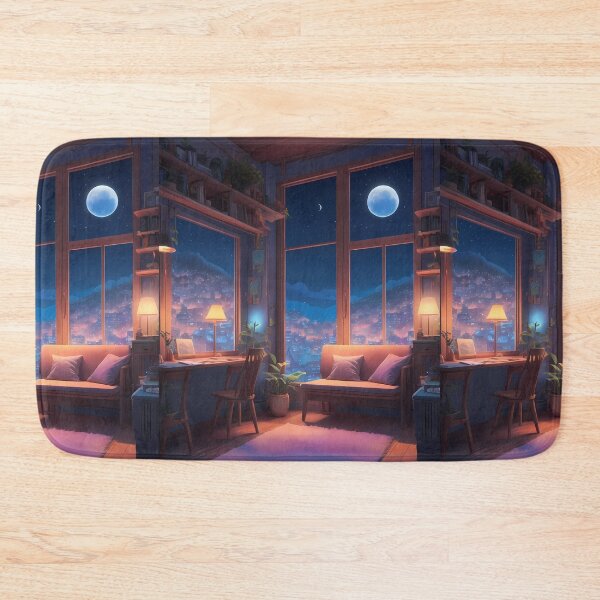 Item preview, Asia Enchanted Winter Nights Cozy Glimpse Dreamy Towns  designed and sold by ART ATTACK ZONE.