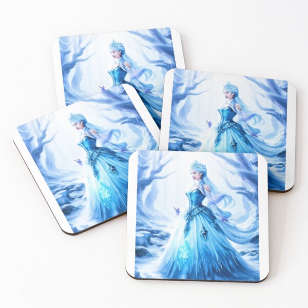 Item preview, Winter Goddess art print designed and sold by Earth Nature Creations.