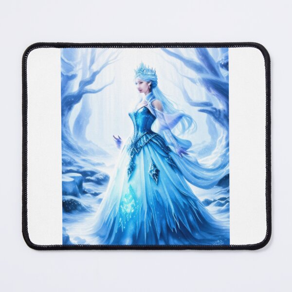 Item preview, Winter Goddess art print designed and sold by Earth Nature Creations.