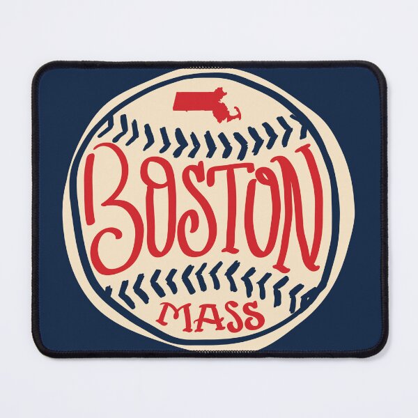 Item preview, Boston Massachusetts Hand-Illustrated Baseball Typography designed and sold by thegoodwordsco.