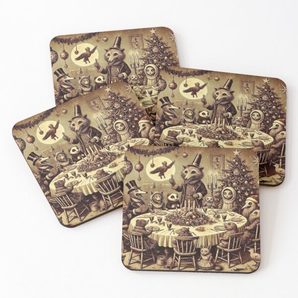 Item preview, Sinister Christmas Dinner of Animals designed and sold by jusyknovoa.