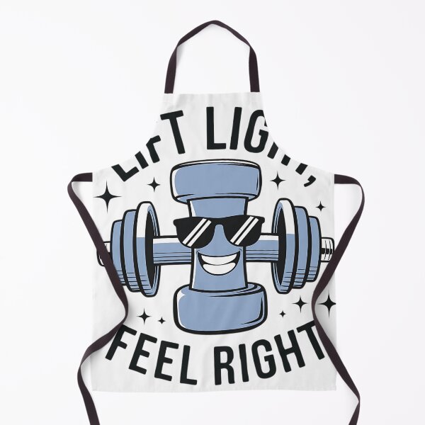 Item preview, Easy Dumbbell Workout Motivational Gym Design - Lift Light Feel Right designed and sold by Bmd4Fitness.