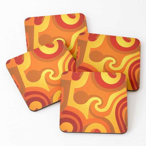Item preview, Groovy Seamless Pattern with Retro Vibes designed and sold by hjian8219.