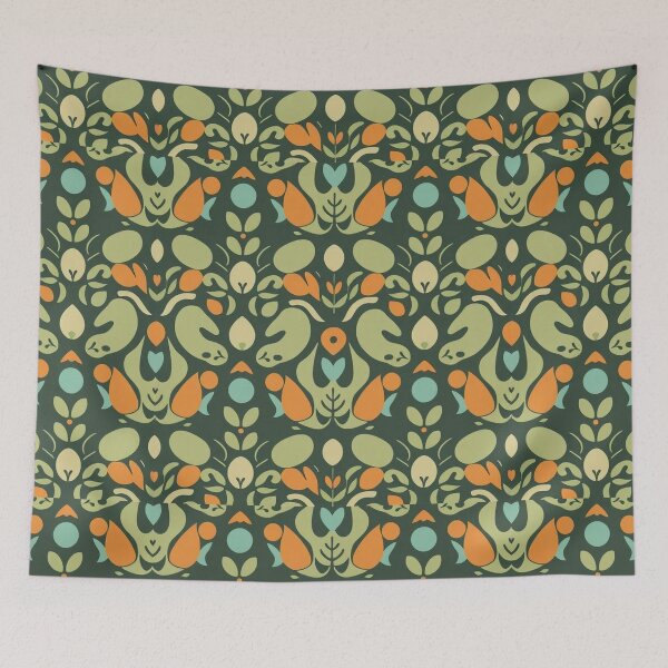 Item preview,  Groovy Seamless Pattern with Retro Vibes designed and sold by hjian8219.