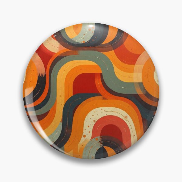 Item preview, Groovy Seamless Pattern with Retro Vibes designed and sold by hjian8219.