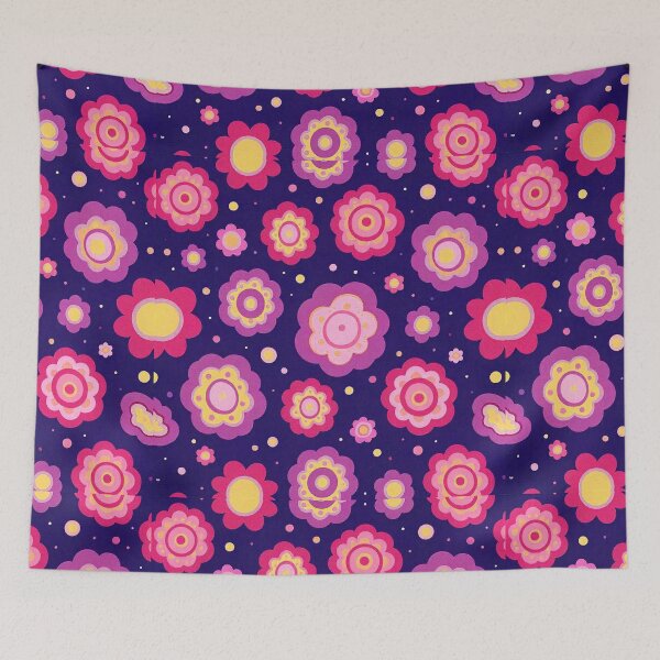 Item preview,  Groovy Seamless Pattern with Retro Vibes designed and sold by hjian8219.