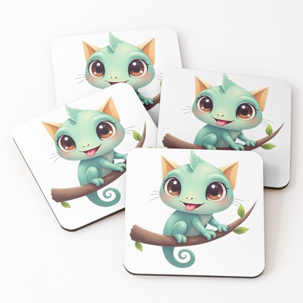 Item preview, Cute colorful animated chameleon designed and sold by JonelleTshirts.