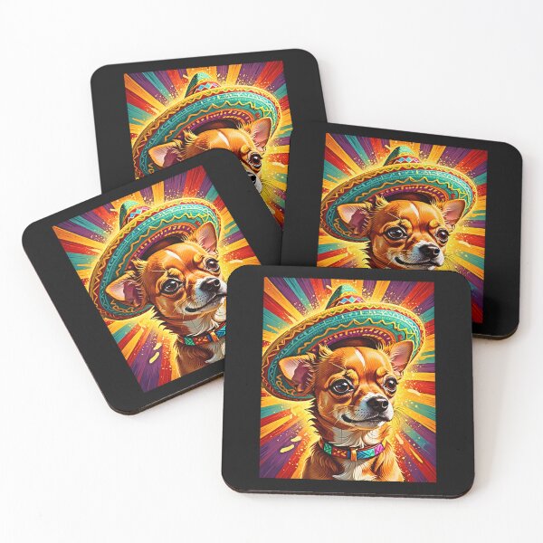 Item preview, Vibrant Taco Bell Chihuahua Taco Bell Dog  designed and sold by Earth Nature Creations.