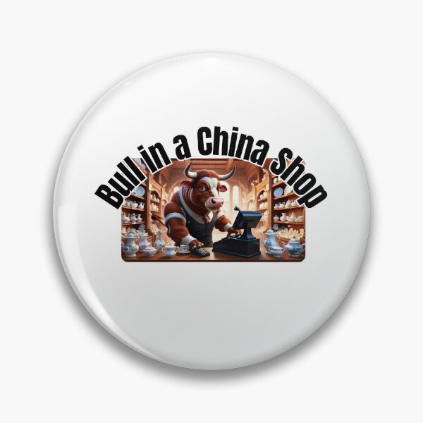 Item preview, Bull in a china shop designed and sold by KJGHeadRowdy.