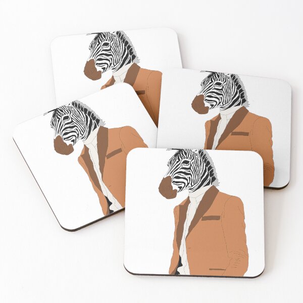 Item preview, Elegant zebra in suit designed and sold by historic-photos.