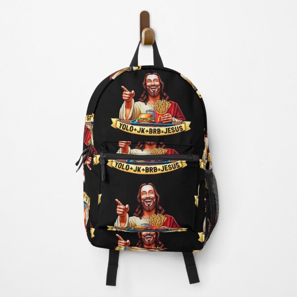 Item preview, YOLO JK BRB Jesus Fast Food designed and sold by plushism.